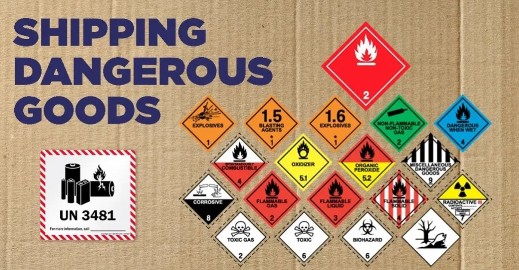 dangerous goods shipping from china