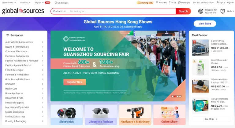 Chinese Wholesale Websites Global Sources