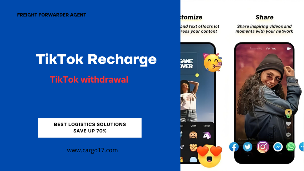 What does TikTok recharge and withdrawal mean
